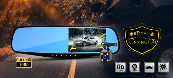 RK HD Rearview Mirror Cam Pro