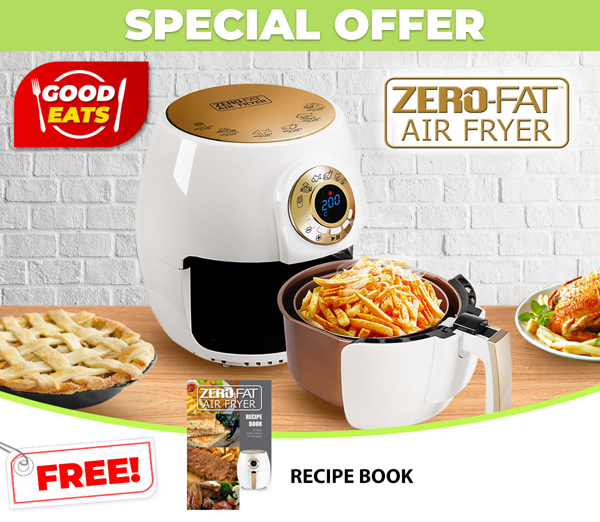 Zero fat air on sale fryer