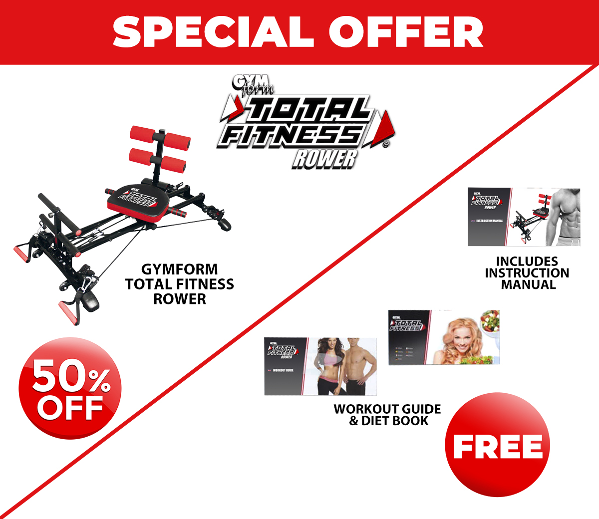 no-foot-stand-Gymform-Total-Fitness-Rower_Inclusions Paint Blast 2