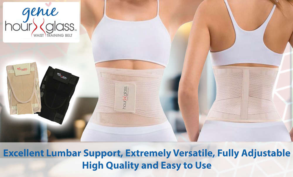 Genie Hourglass hot shaper shop - #Easy_to_Use Genie #Hour_Glass #Waist #Training  Belt is simple to use and only takes two steps. #Fasten the #compression  shaper and then #adjust the slimming waist training #